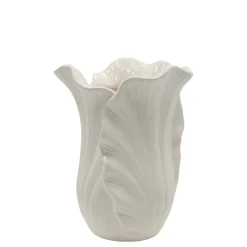 Chic Antique Blumentöpfe & Übertöpfe-Fayence Blumentopf mit Blätter