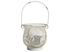 Chic Antique Windlichter-Fil De Fer Hurricane Windlicht mit Henkel