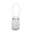 Chic Antique Teelichthalter|Windlichter-Fil de fer Windlicht aus Glas