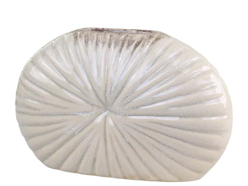 Chic Antique Vasen-Flache Niort Vase mit Rillen