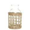 Chic Antique Vasen-Flasche mit geflochtenem Muster