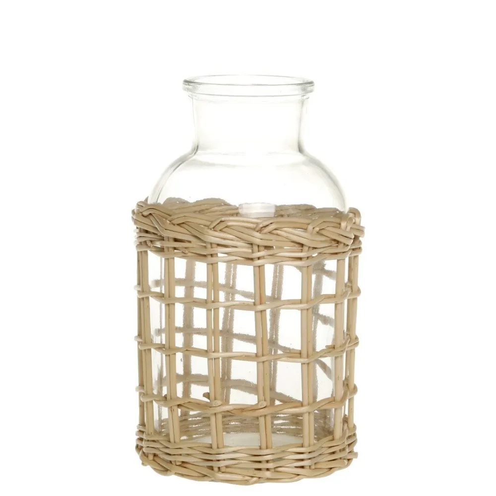 Chic Antique Vasen-Flasche mit geflochtenem Muster