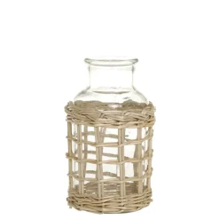 Chic Antique Vasen-Flasche mit geflochtenem Muster