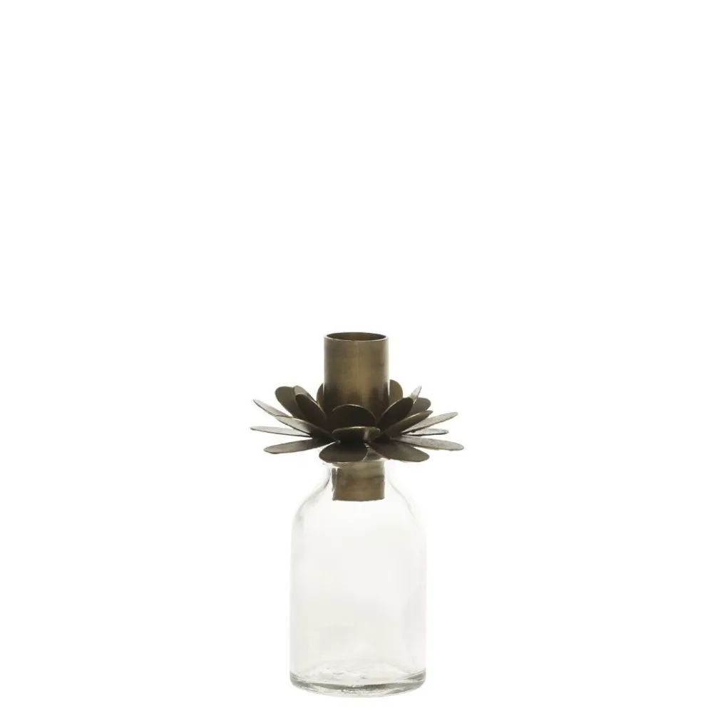 Chic Antique Kerzenhalter Für Dünne Kerzen-Flasche mit Kerzenhalter