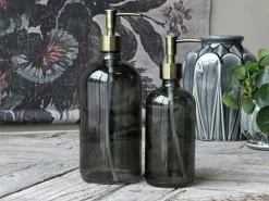 Chic Antique Seifenspender & Zahnputzbecher-Flasche mit 2 Pumpen