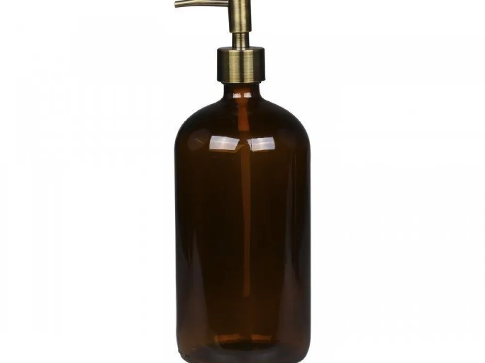 Chic Antique Seifenspender & Zahnputzbecher-Flasche mit 2 Pumpen