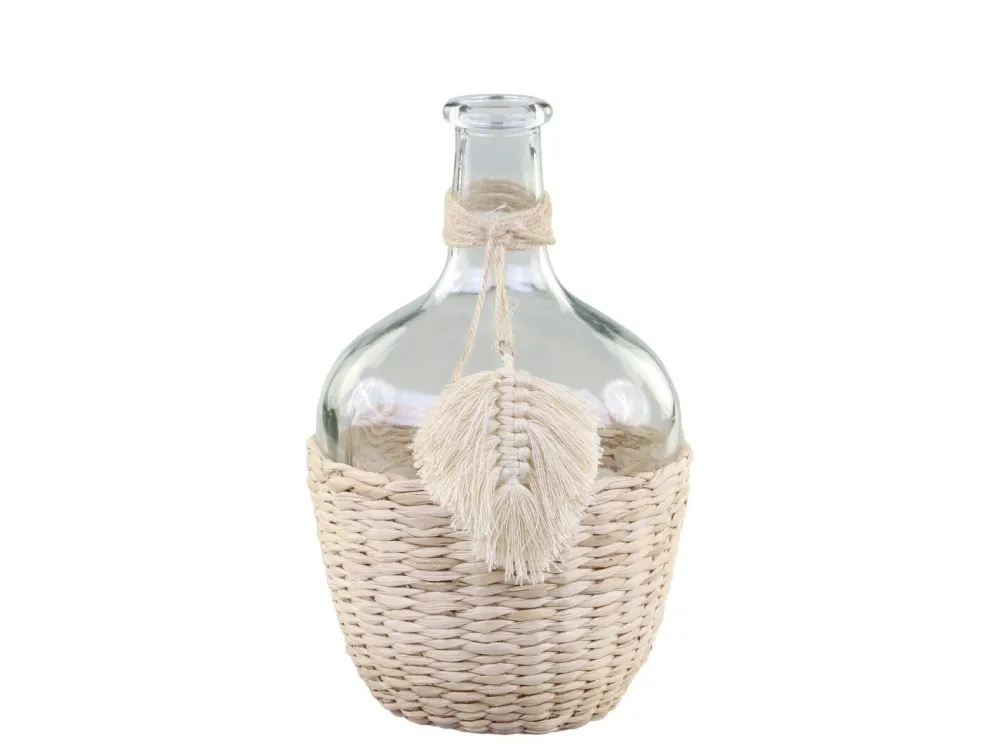 Chic Antique Krüge|Vasen-Flasche mit Schilf