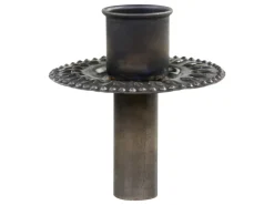 Chic Antique Kerzenhalter Für Stabkerzen-Flaschenaufsatz Kerzenhalter mit dekorativem Rand