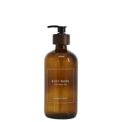 Chic Antique Bad-Aufbewahrung-Flasche Spender mit Pumpe Body Wash Aufschrift