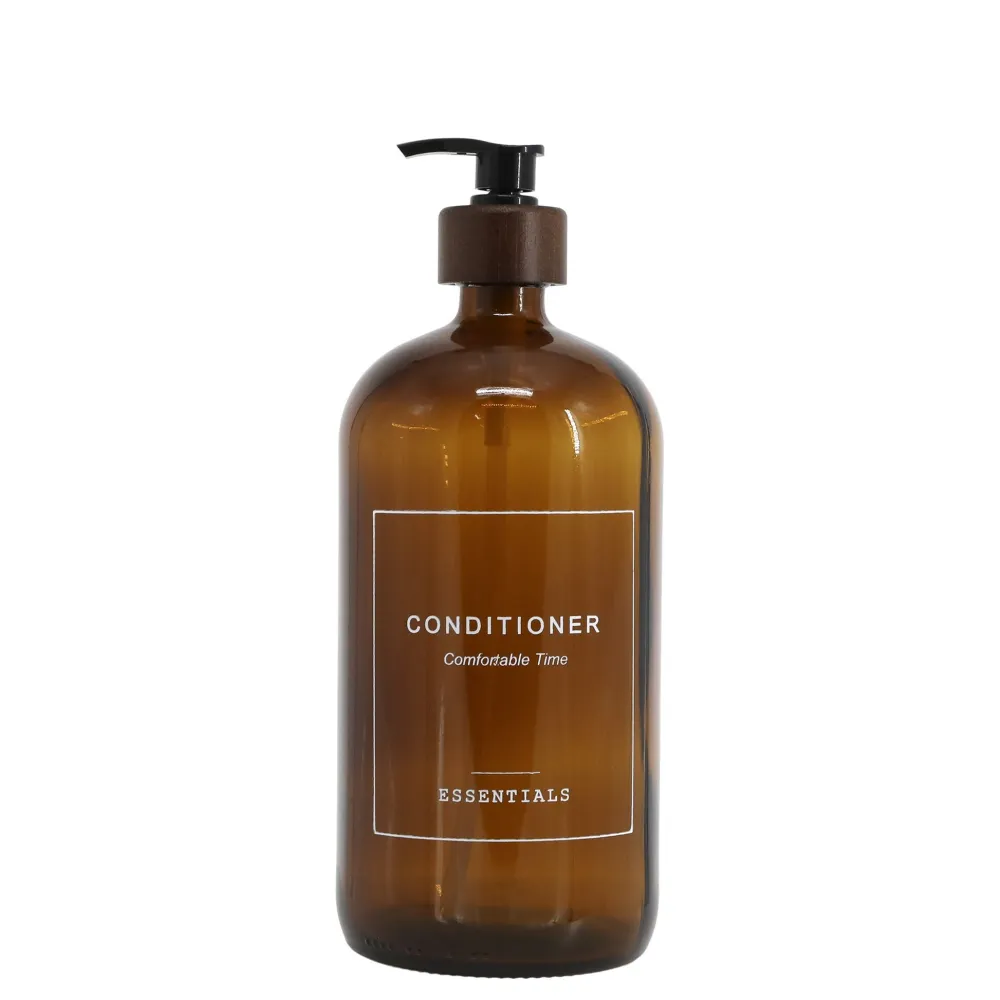 Chic Antique Bad-Aufbewahrung-Flasche Spender mit Pumpe Conditioner Aufschrift