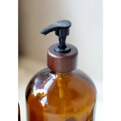 Chic Antique Bad-Aufbewahrung-Flasche Spender mit Pumpe Conditioner Aufschrift