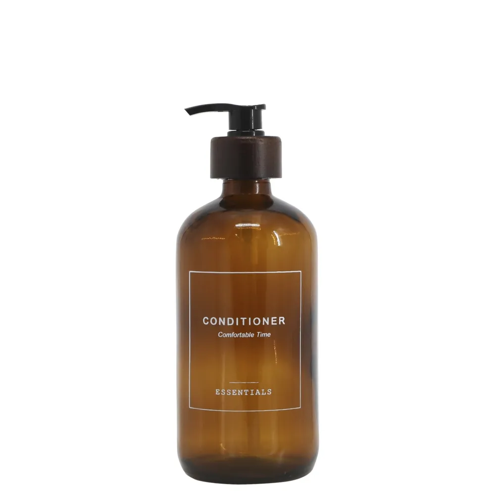 Chic Antique Bad-Aufbewahrung-Flasche Spender mit Pumpe Conditioner Aufschrift
