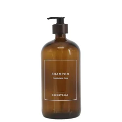 Chic Antique Bad-Aufbewahrung-Flasche Spender mit Pumpe Shampoo Aufschrift