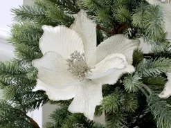 Chic Antique Kunstblumen & Kunstpflanzen-Fleur Blume mit Clips, Tannenbaumschmuck