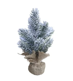 Chic Antique Deko-Objekte & Figuren|Weihnachtsdeko-Fleur Fichtenbaum mit Kunstschnee, künstlicher Tannenbaum