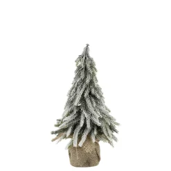 Chic Antique Kunstblumen & Kunstpflanzen|Weihnachtsdeko-Fleur künstlicher Tannenbaum mit Schnee
