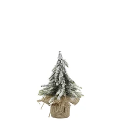 Chic Antique Kunstblumen & Kunstpflanzen|Weihnachtsdeko-Fleur künstlicher Tannenbaum mit Schnee