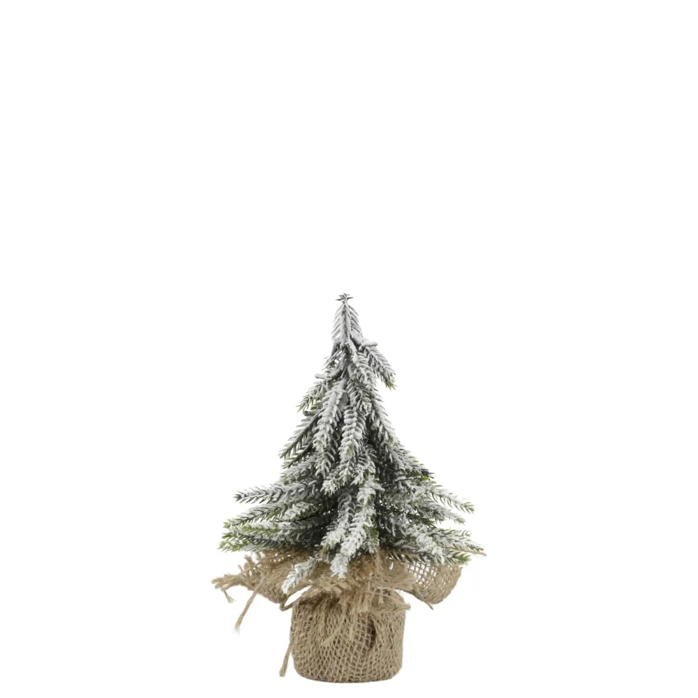 Chic Antique Kunstblumen & Kunstpflanzen|Weihnachtsdeko-Fleur künstlicher Tannenbaum mit Schnee