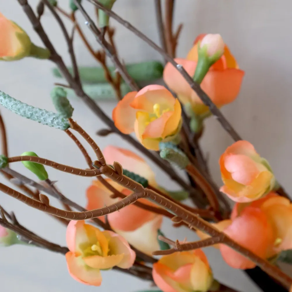 Chic Antique Oster-Deko|Frühlingsdeko-Fleur Kranz an einem Ring