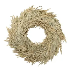 Chic Antique Oster-Deko|Frühlingsdeko-Fleur Kranz aus getrocknetem Gras