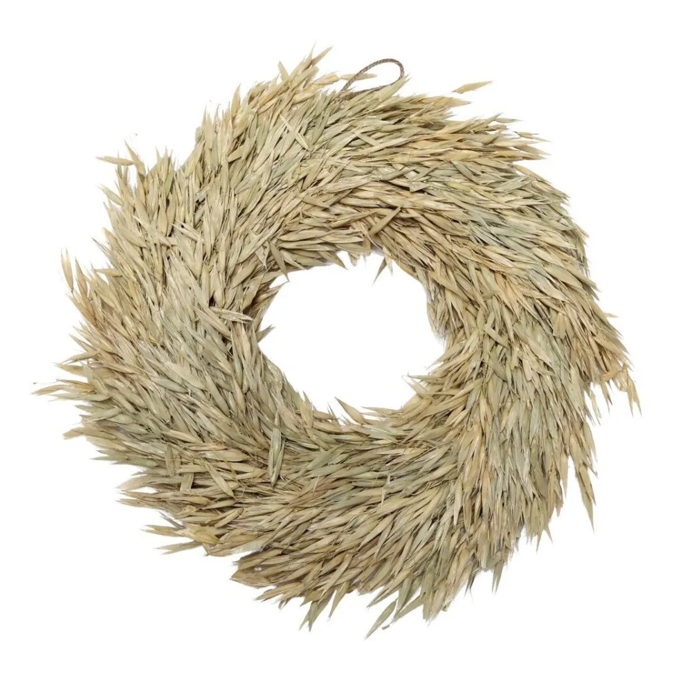 Chic Antique Oster-Deko|Frühlingsdeko-Fleur Kranz aus getrocknetem Gras