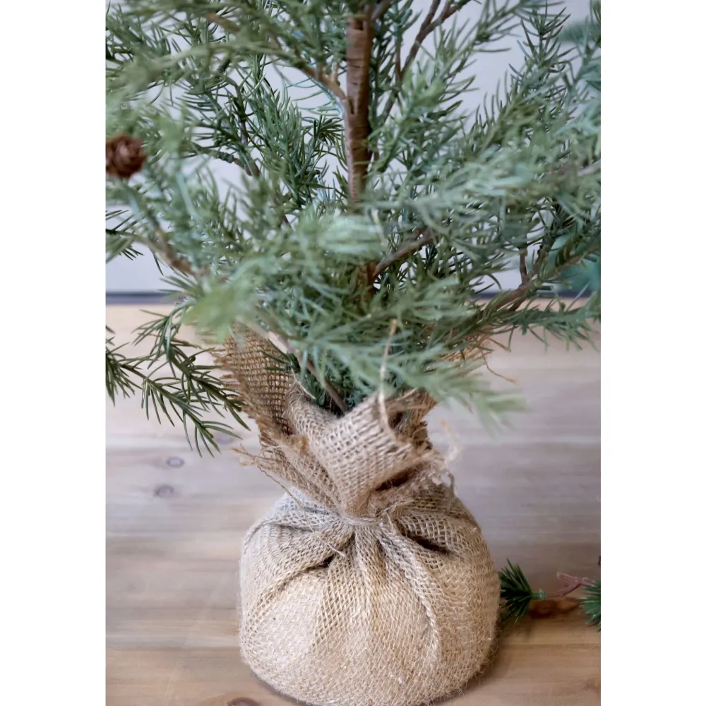 Chic Antique Kunstblumen & Kunstpflanzen|Weihnachtsdeko-Fleur Tannenbaum mit Zapfen, Künstlich