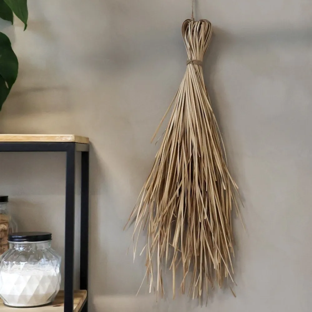 Chic Antique Kunstblumen & Kunstpflanzen-Fleur Wanddekor aus Stroh