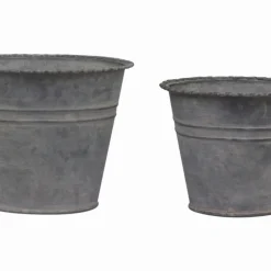 Chic Antique Töpfe Und Pflanzgefäße-Französische Übertöpfe 2er Set