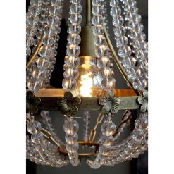 Chic Antique Deckenlampen|Kronleuchter-Französischer Kronleuchter mit Glasprismen