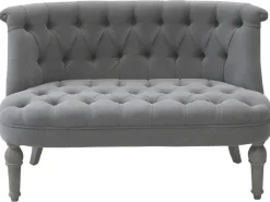 Chic Antique Sofas & Sessel-Franz. Sofa in Leinenstoff