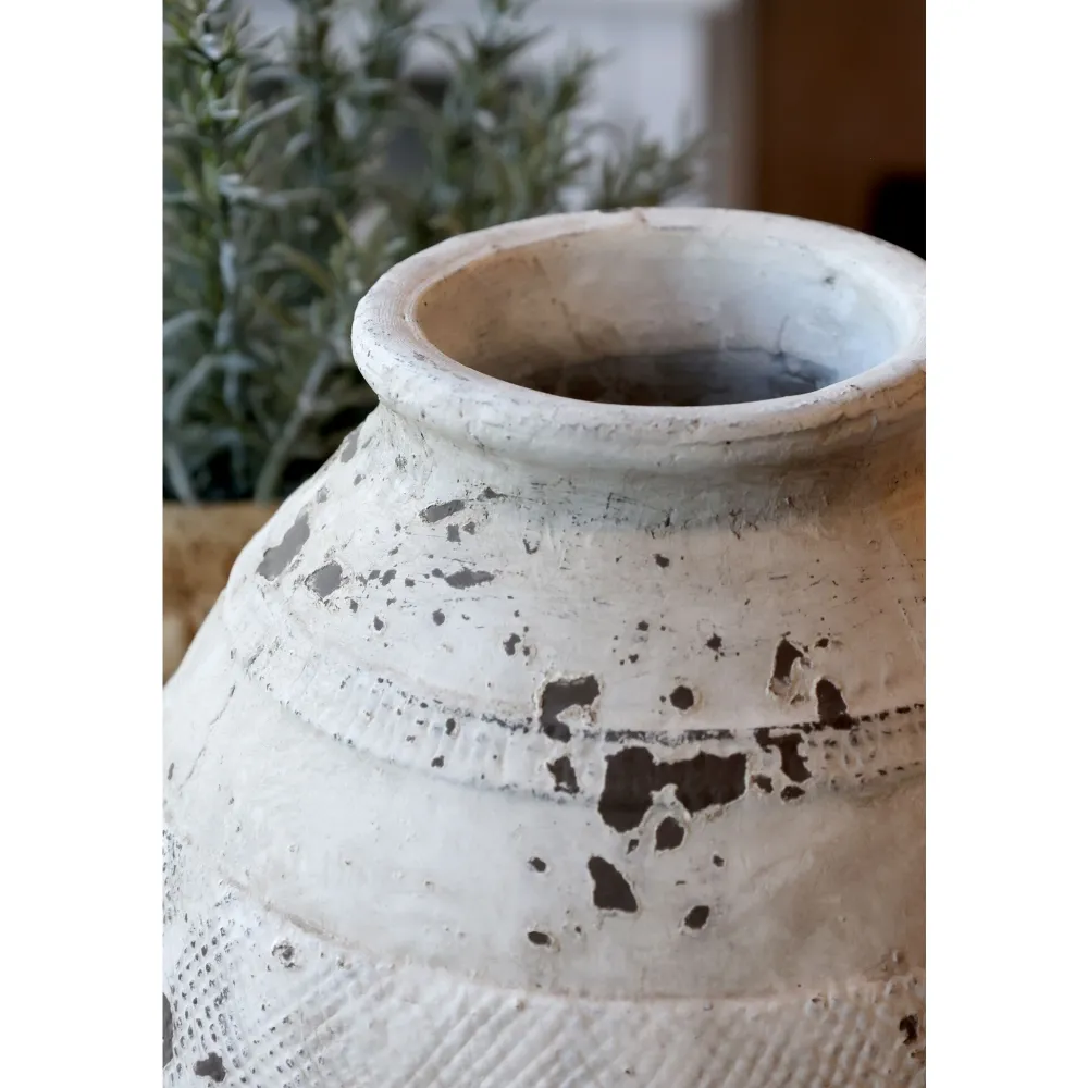 Chic Antique Gartendekoration|Vasen-Frejus Vase aus Terrakotta klein