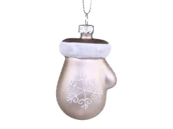 Chic Antique Weihnachtsdeko-Fäustling mit Glitzer zum Aufhängen
