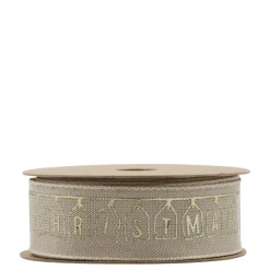 Chic Antique Weihnachtsdeko|Einpacken, Verpacken-Geschenkband mit Merry Christmas