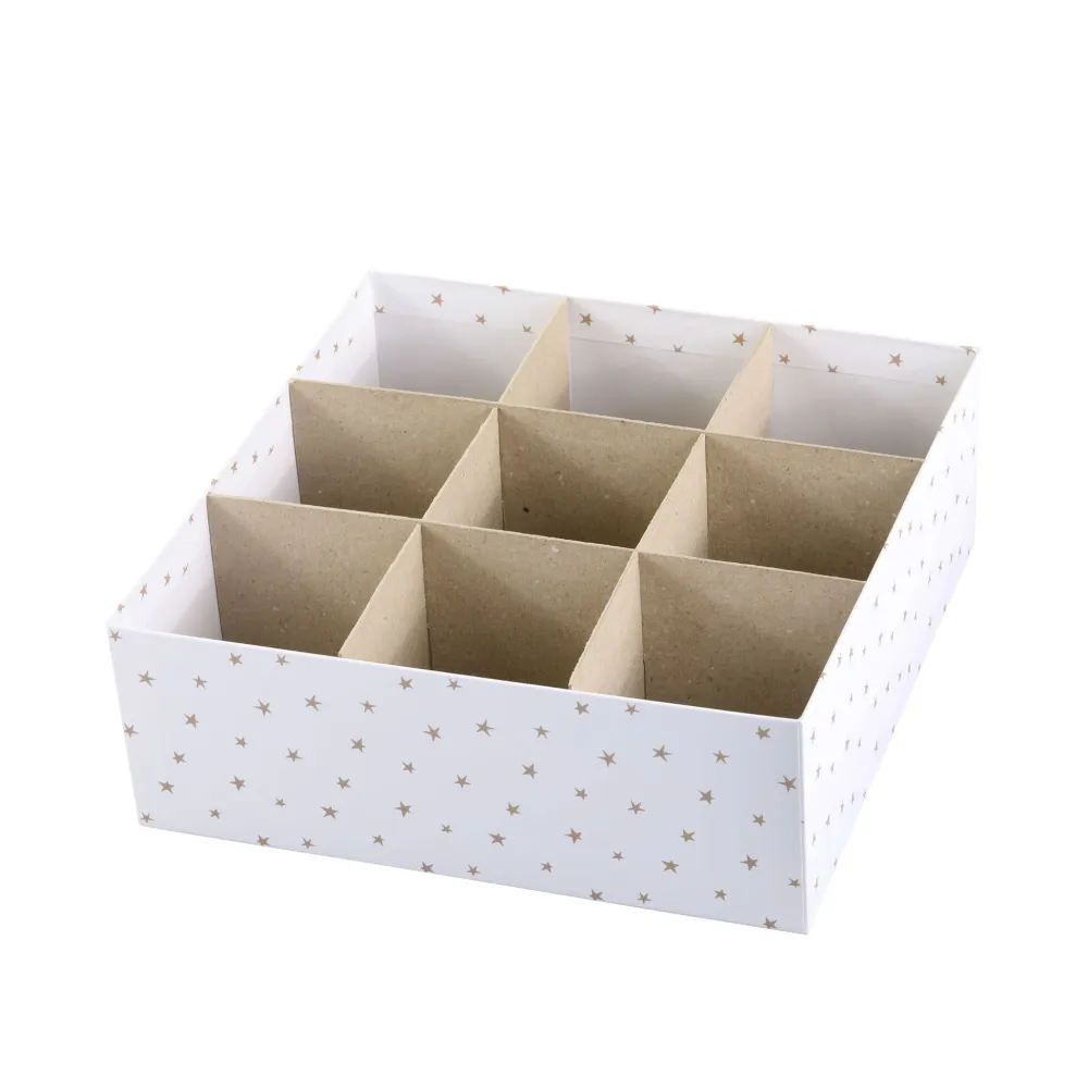 Chic Antique Einpacken, Verpacken|Weihnachtsdeko-Geschenkbox 3er-Set mit Sternen