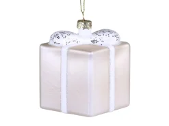 Chic Antique Weihnachtsdeko-Geschenk mit Glitzer zum Aufhängen