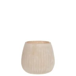 Chic Antique Teelichthalter-Glas Teelichthalter mit Muster
