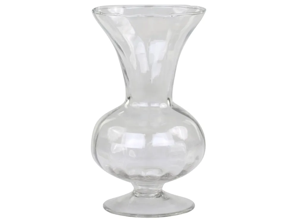 Chic Antique Vasen-Glasvase auf Fuß