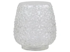 Chic Antique Vasen-Glasvase mit Blumenmuster