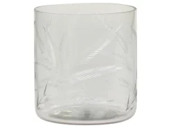 Chic Antique Windlichter-Gläsernes Hurricane mit Schliff