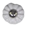 Chic Antique Griffe, Haken & Hakenleisten-Griff Blume handgemacht
