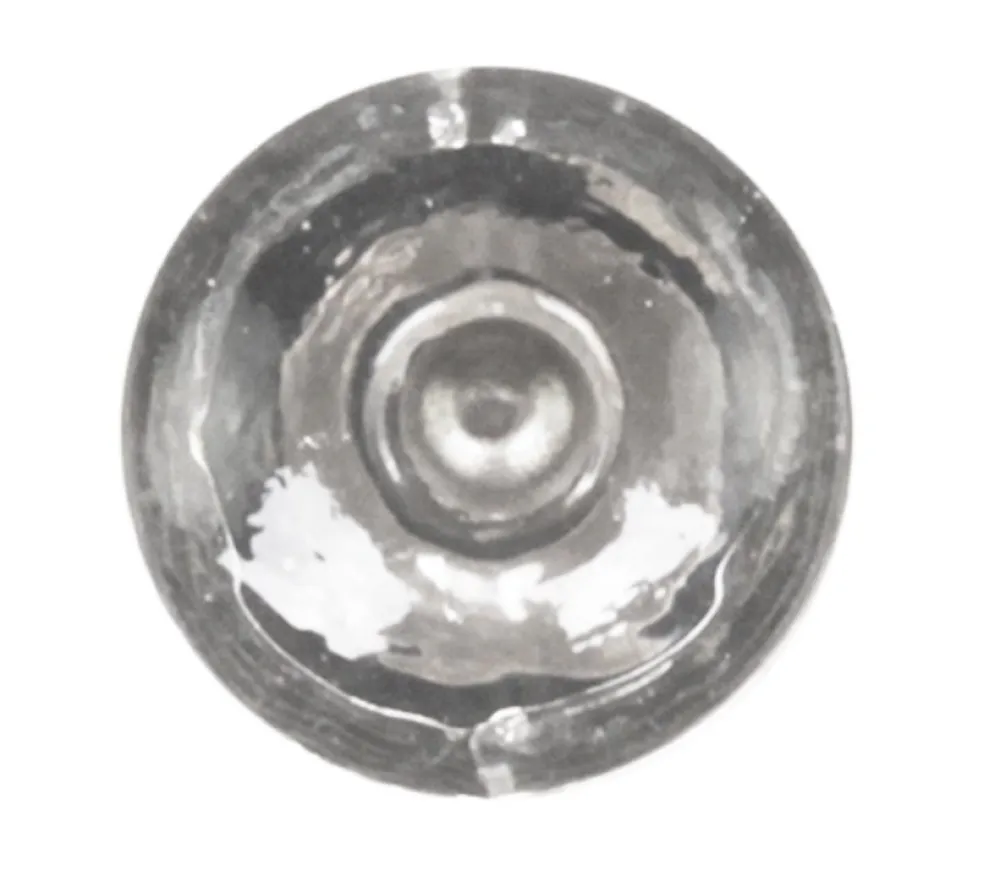 Chic Antique Griffe, Haken & Hakenleisten-Griff Glas handgemacht