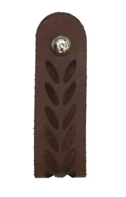Chic Antique Griffe, Haken & Hakenleisten-Griff Lochmuster Leder