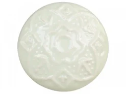 Chic Antique Griffe, Haken & Hakenleisten-Griff mit Blumenmuster