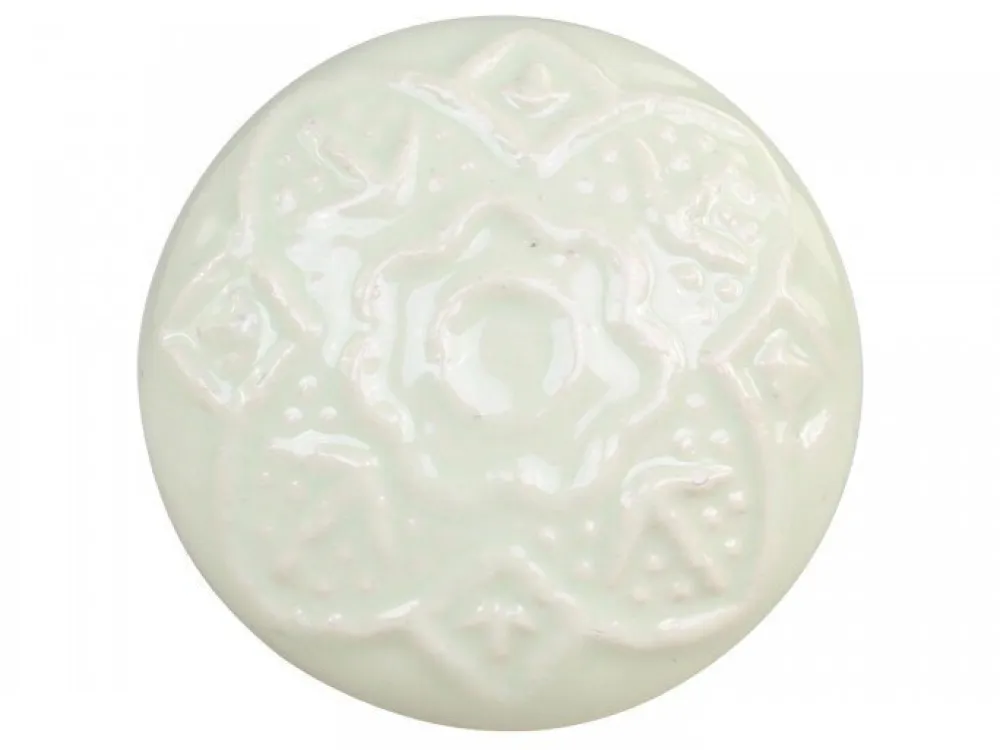 Chic Antique Griffe, Haken & Hakenleisten-Griff mit Blumenmuster