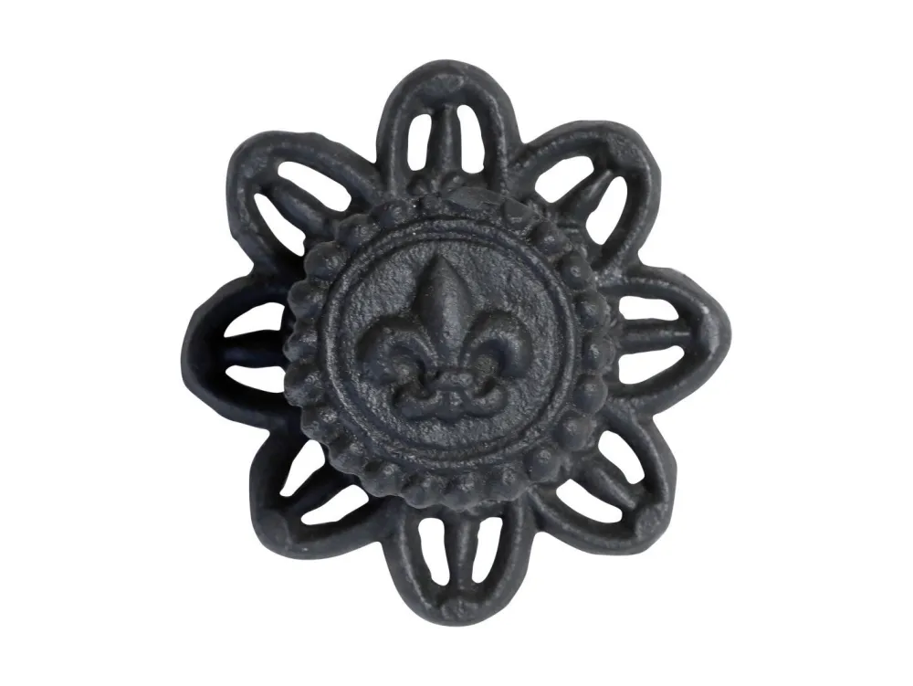 Chic Antique Griffe, Haken & Hakenleisten-Griff mit Lilie