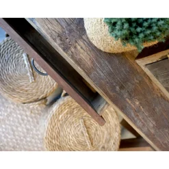 Chic Antique Schreibtische|Beistelltische & Couchtische-Grimaud Holz Tisch mit Schublade