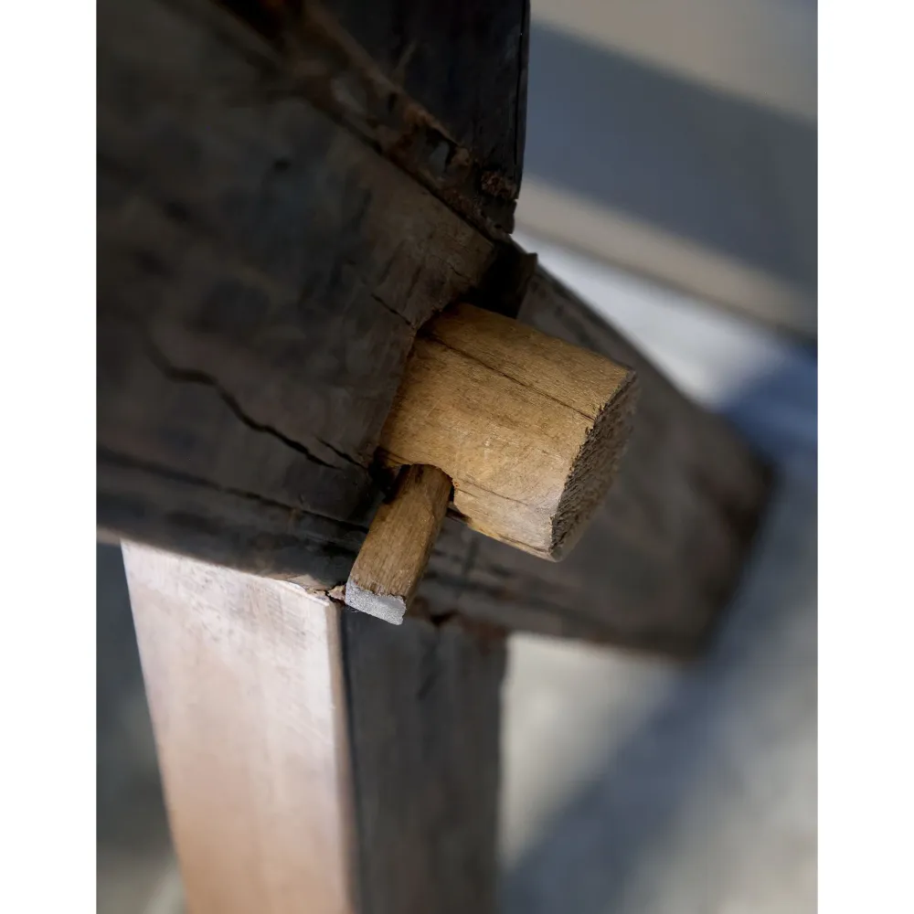 Chic Antique Schreibtische|Beistelltische & Couchtische-Grimaud Holz Tisch mit Schublade