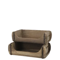 Chic Antique Kisten & Boxen|Küchenaufbewahrung-Grimaud Kasten, 2 Ebenen Ziegelform