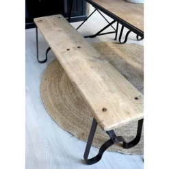 Chic Antique Bänke-Grimaud Sitzbank mit Beinen aus Eisen