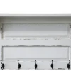 Chic Antique Garderoben|Griffe, Haken & Hakenleisten-Hakenleiste mit Regal und 5 Haken